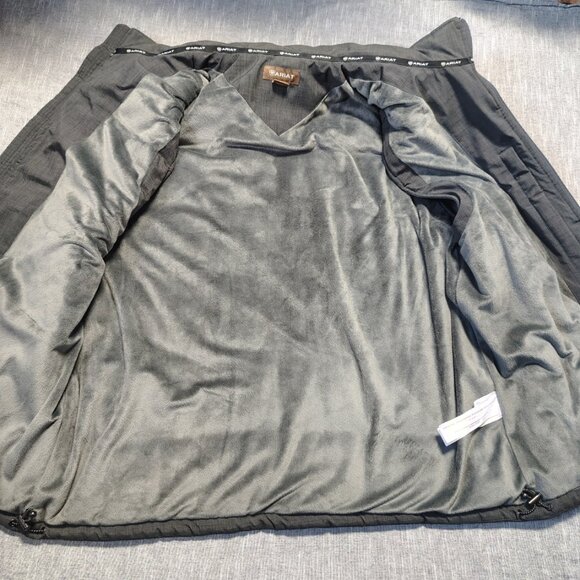 Ariat Mens Cruis Insulated Vest XL Gray 10024051 Fleece Lined Quilted Puffer - Picture 10 of 16